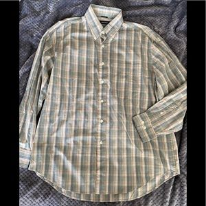 EC Nautica szXL plaid button down shirt